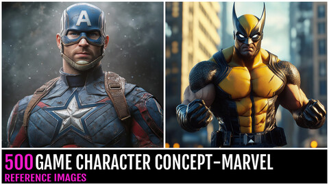 500 Game Character Concept-MARVEL