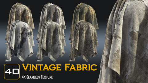 40 Vintage Fabric Texture