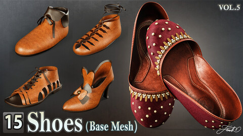 15 Shoes (Base Mesh)