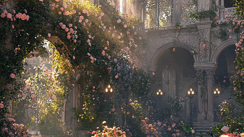 Enchanted Castle of Roses 1