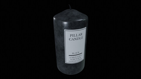 Candles and candleholders-Pillar Candle