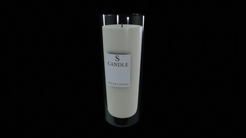 Candles and candleholders-Pillar Candle