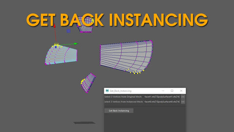 Get back instancing Maya Script