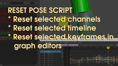 Reset Pose based on Selection - Maya Script (Python)