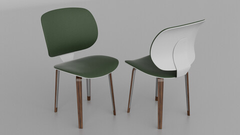 Modern shell chair - Maya / Blender / FBX / OBJ