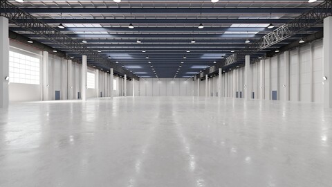 Airplane Hangar Interior 17