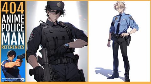 404 Anime Police Man