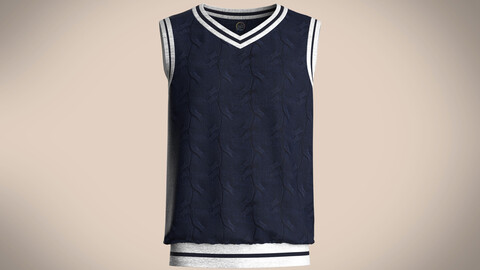 Mens V-Neck Sweater Vest