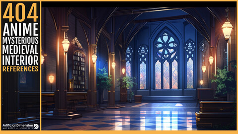 404 Anime Mysterious Medieval interior