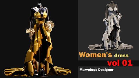 outfit women_ Marvelous designer -VOL 01