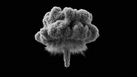 Blender Mushroom Cloud Simulation