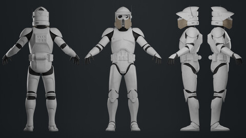 ARF Clone Trooper Game Ready