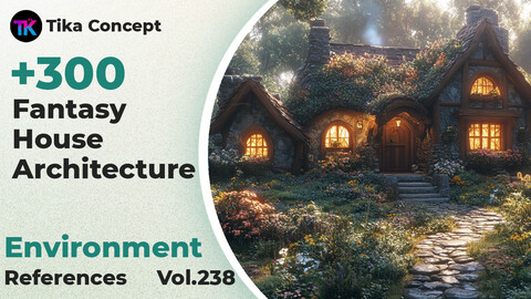 +300 Fantasy House Architecture Concept(4k)