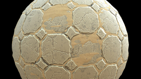 Stylized paving stones texture