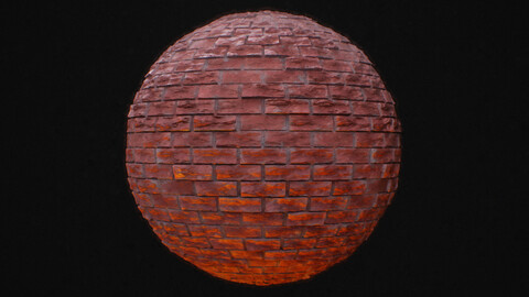 Stylized Brick Wall Textures