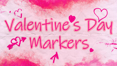 38 Valentine's day markers