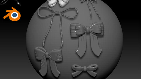 Zbrush + Blender IMM - Bow V1