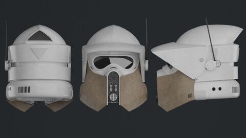 ARF Clone Trooper Helmet Game Ready