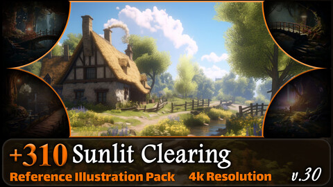 310 Sunlit Clearing Reference Pack | 4K | v.30