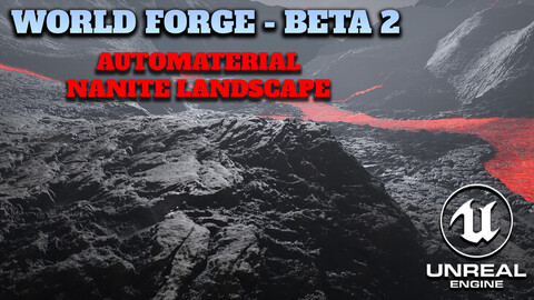 World Forge Beta #2 - Unreal Engine 5.3 - 5.5 Nanite AutoMaterial + Nanite Foliage