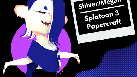 Shiver Papercraft Splatoon 2