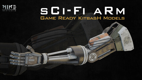 SCI-FI ARM-Game Ready