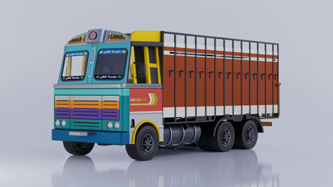 Indian Truck 3D Model