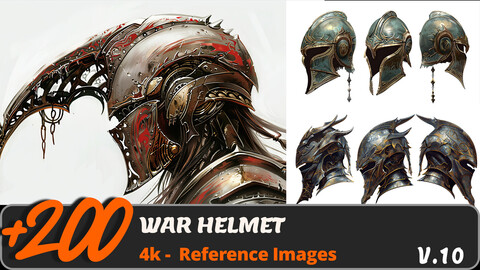 WAR HELMET VOL. 10/ 4K/ Reference Image