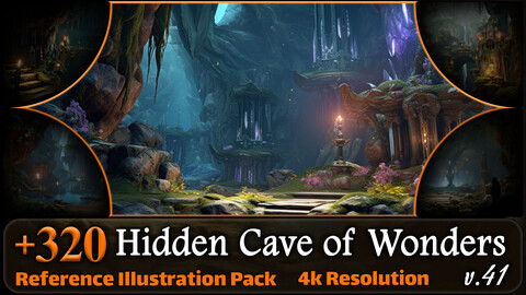 320 Hidden Cave of Wonders Reference Pack | 4K | v.41