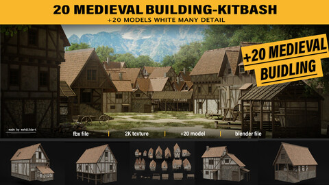 Medieval Buidling-Kitbash