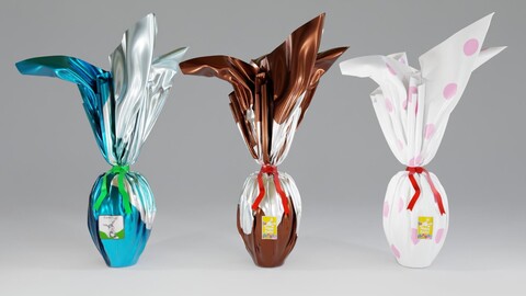 Chocolate Easter Egg - Ovo de Pascoa 3D model