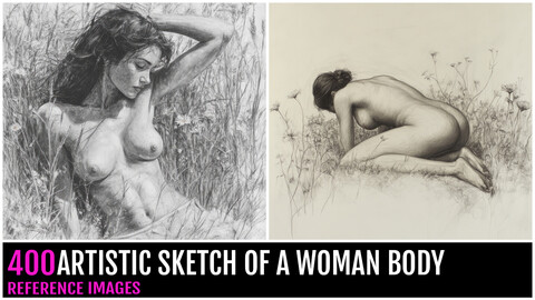 400 ARTISTIC SKETCH OF A WOMAN BODY