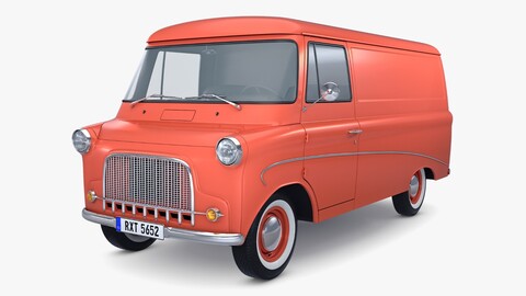 Old Cargo Van Generic M 1