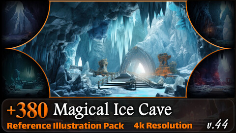 380 Magical Ice Cave Reference Pack | 4K | v.44