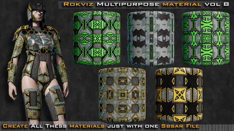 Rokviz multi-purpose Material vol.8