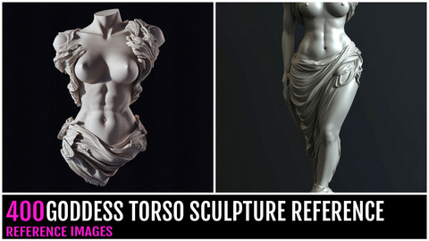 400 GODDESS TORSO SCULPTURE REFERENCE