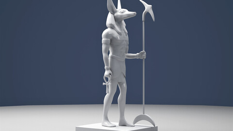 Anubis Egyptian 3D print model