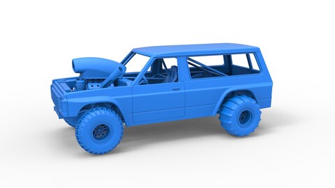 3D printable Uphill Sand Racing Dragster Version 4 Scale 1:25