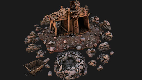 Medieval Stone Ore Mine