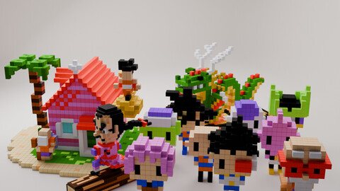 Dragon Ball Voxel Pack  Inspired Characters