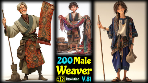 200 Male Weaver - 4K Resolution - V.81