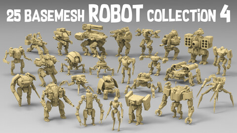 25 basemesh robot collection 4