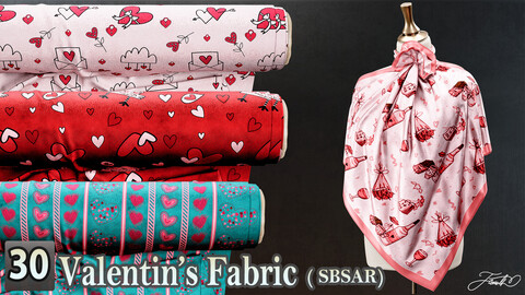 30 Valentin's Fabric Base Materials-SBSAR