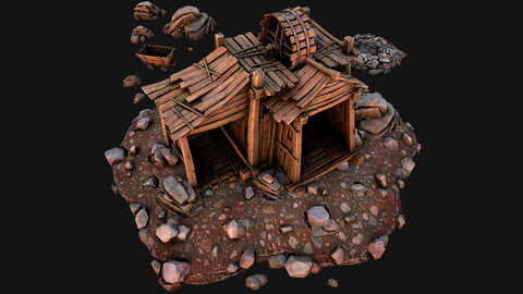 Medieval Gold Ore Mine