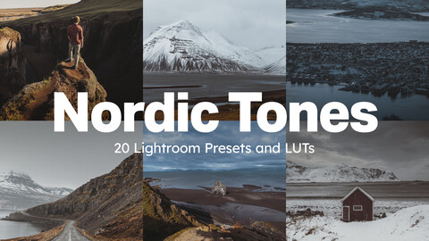 20 Nordic Tones Lightroom Presets and LUTs