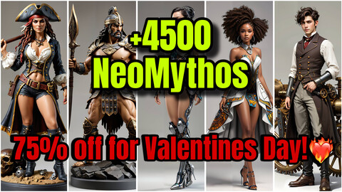 +4500 NeoMythos Characters mega bundle