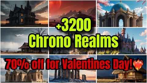 +3200 Chrono Realms Environment Concepts (4k)