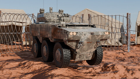 Pars 6x6 Turkish Army Vehicle