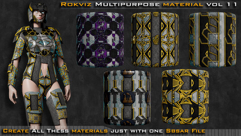 Rokviz multi-purpose Material vol.11