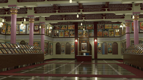 Gita Press Art Gallery - Interior